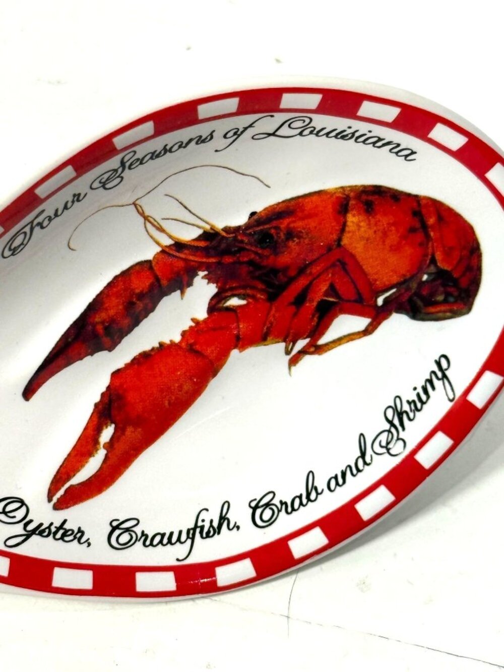 Louisiana Four Seasons Spoon Rest Crab and Shrimp